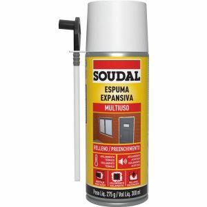 Espuma Expansiva Soudal PU Manual 300ml 275g Natural