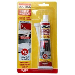 Silicone Acético Universal 50g Incolor Soudal