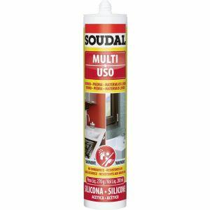 Silicone Acético Multiuso Soudal 270g Incolor