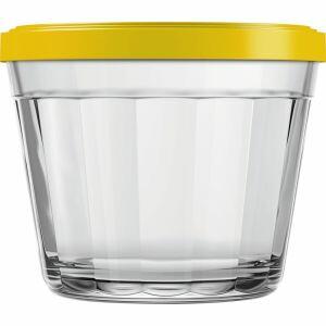 Pote Americano Redondo com Tampa Cor Sortida 150ml Nadir
