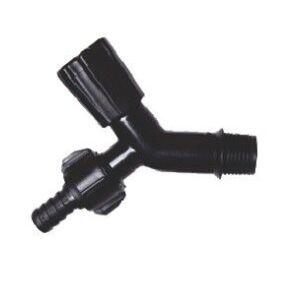 Torneira para Jardim 1/2" Preta Hidrofama