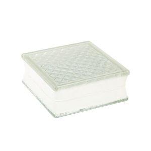 Tijolo de Vidro 19x19x8cm Jewel Vitraltec Tijolo de Vidro 19x19x8cm Jewel Vitraltec