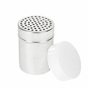 Queijeira com Tampa Plástica 7x9,5cm Inox Casa&Ideia