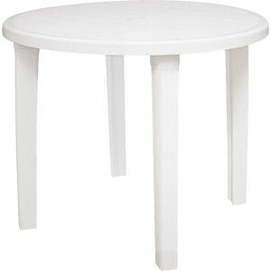 Mesa de Plástico Tramontina Cassino Redonda 89cm Branca