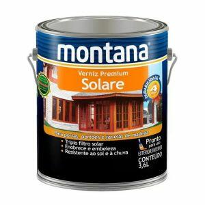 Verniz Solare Premium 3,6L Natural Brilhante Montana Verniz Solare Premium 3,6L Natural Brilhante Montana
