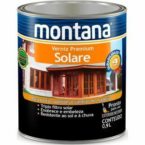 Verniz Solare Premium 900ml Natural Acetinado Montana Verniz Solare Premium 900ml Natural Acetinado Montana