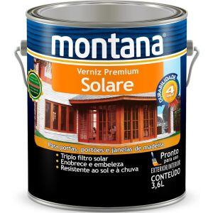 Verniz Solare Premium 3,6L Natural Acetinado Montana