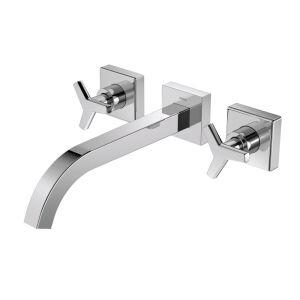 Torneira Misturador para Banheiro de Parede 1/2" DocolCity Cromado Docol