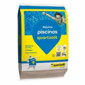 Rejunte Piscina Quartzolit Cinza Platina 5kg