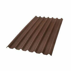 Telha Fibra Celulose Onduline Stilo 95x200cm Marrom