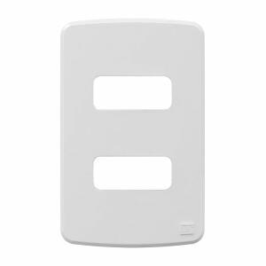 Placa 4"x2" Weg Composé 2 Módulos Branca