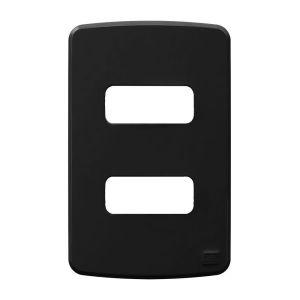 Placa 4"x2" Weg Composé 2 Módulos Preta