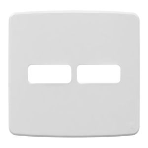 Placa 4"x4" Weg Composé 2 Módulos Branca