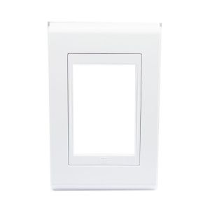 Placa 4"x2" Weg Refinatto Style 3 Módulos Branca