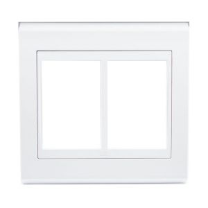 Placa 4"x4" Weg Refinatto Style 6 Módulos Branca