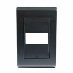 Placa 4"x2" Weg Refinatto Style 1 Módulo Preta