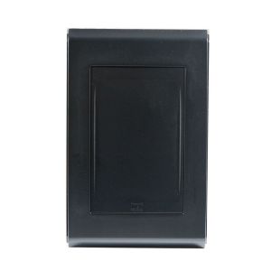 Placa 4"x2" Cega Weg Refinatto Style Preta