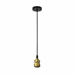 Pendente Taschibra Dot Metal Indie 1 Lâmpada Ouro Pendente Taschibra Dot Metal Indie 1 Lâmpada Ouro
