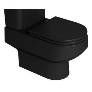 Vaso Sanitário para Caixa Acoplada Carrara Preto Ébano Fosco Deca Vaso Sanitário para Caixa Acoplada Carrara Preto Ébano Fosco Deca