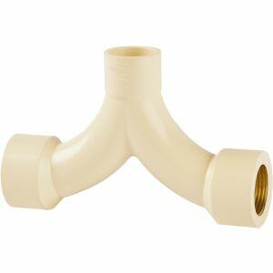 Tee Misturador 22mmx3/4" Cpvc Super Branco Amanco