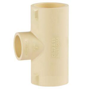 Tee com Redução 28x22mm Cpvc Super Branco Amanco