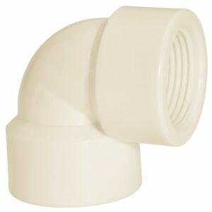 Joelho 90° 3/4" Pvc Roscável Branco Amanco
