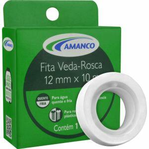 Veda Rosca 18mmx25m Branco Amanco