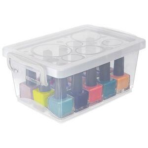 Organizador c/ Trava Bel Cristal 1,5L 19,7x11,8x9cm