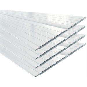 Forro PVC 8mmx20cmx3m Gemini Branco Neve Pro Forma