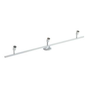 Spot Trilho Vitralux Bali 3 Lâmpadas 1,5m 20w E27 Branco
