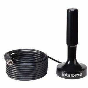 Antena Interna TV UHF-HDTV Preta Intelbrás