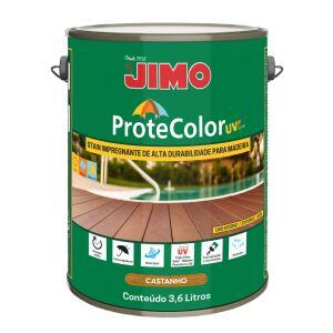 JIMO Protecolor UV Acabamento de Alta Durabilidade Progete e Embeleza Resistente ao Sol Chuva e Maresia Castanho Galão 3,6 Litros