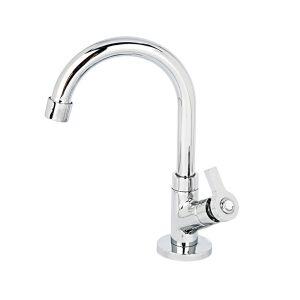 Torneira para Banheiro de Mesa Bica Alta 1/2" 1198 Fluxo Cromado Addra