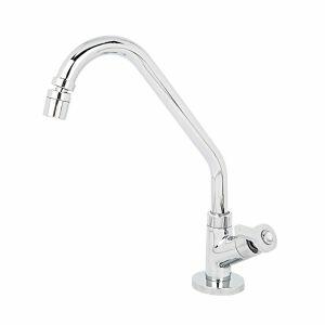 Torneira para Cozinha de Mesa Bica Alta 1/2" Fluxo C55 Cromado Addra