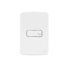 Conjunto Pulsador Campainha Composé 1 Módulo Branco Weg