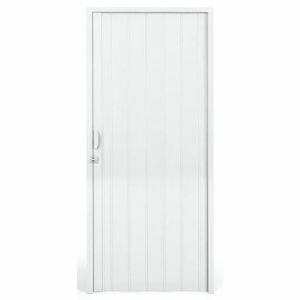 Porta Sanfonada PVC 210x60cm Branca Pro Forma