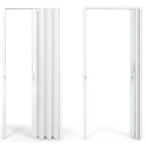 Porta Sanfonada PVC 2,1x0,8m Branca Pro Forma