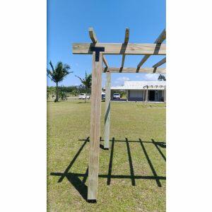 Pergolado KLM10 2,3x3x3m Madeira Pinus Garra