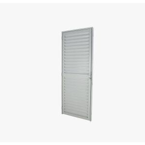 Porta de Abrir Alumínio CRV Nobre 2,1x0,8m Branca Direita Porta de Abrir Alumínio CRV Nobre 2,1x0,8m Branca Direita