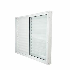 Janela Veneziana de Correr Alumínio CRV Nobre 120x150cm 3 Folhas Branca Janela Veneziana de Correr Alumínio CRV Nobre 120x150cm 3 Folhas Branca