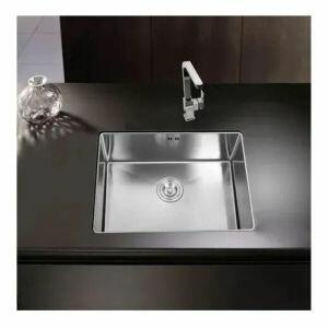 Cuba para Cozinha de Sobrepor/Embutir com Válvula 50x40 Aço Inox Addra Cuba para Cozinha de Sobrepor/Embutir com Válvula 50x40 Aço Inox Addra
