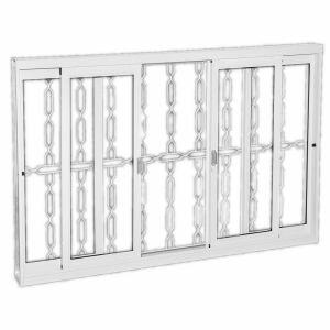 Janela de Correr Aço CRV Ideal 100x120cm Branca