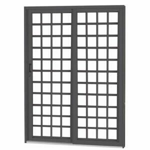 Porta de Correr Aço CRV 2,15x1,6m Roma Direita R12