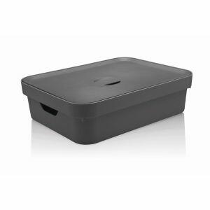 Caixa Organizadora Cube Ou 16L 13x45x63,5cm Cinza