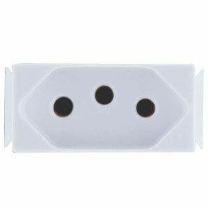 Módulo Tomada 2P+T Tramontina Aria Branco 10A