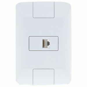 Conjunto Tomada Aria 1 Módulo RJ11 Branco Tramontina