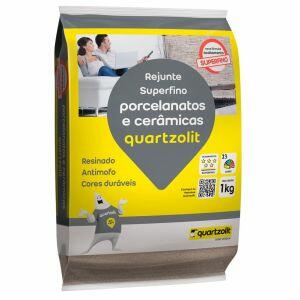 Rejunte Porcelanato Quartzolit Cinza Ártico 1kg