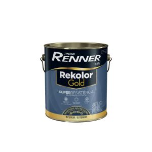 Tinta Rekolor Gold Superresistência Premium 3,6L Branco Semibrilho Renner