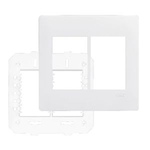 Placa 4"x4" Fame Habitat 6 Módulos Branca Horizontal