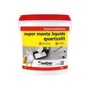 Impermeabilizante Quartzolit Manta Líquida 4kg Branco